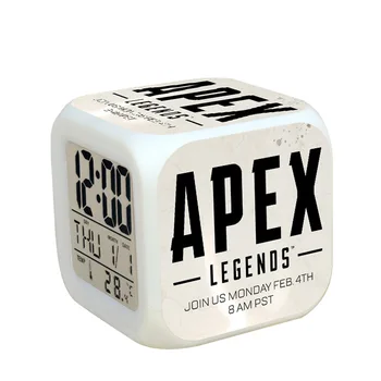 Apex Legendos Žaidimas Anime Duomenys Juguetes LED Spalvinga Naktį Šviesos Žadintuvas Apex Legendos Žaislai Vaikams Gimtadienio Dovanos