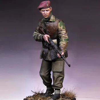 1/16 Masto WW2 Britų SAS Armijos Commando II Pasaulinio Karo Miniatiūrų Unpainted Dervos Modelio Rinkinio Pav Nemokamas Pristatymas