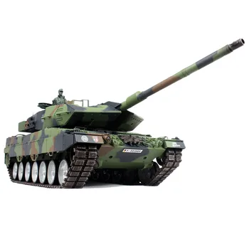 1:16 Vokiečių Leopard Pagrindinis Tankas 2.4 G Nuotolinio Valdymo Modelio Karinis Tankas Su Garso, Dūmų Fotografavimo Efektas
