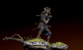 1/24 senovės žmogus stovi su kardu Dervos pav Modelis rinkiniai Miniatiūriniai gk Unassembly Unpainted