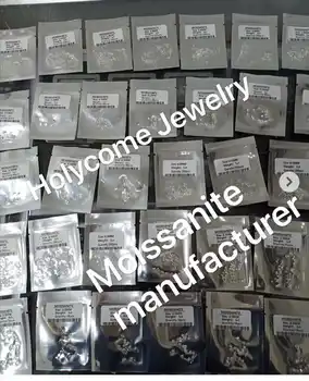 1,3 mm 2020 karšto pardavimo moissanite tiekėjo, gamykla, tiesioginio tiekimo turas supjaustyti melee moissanite juoda moissanie mažas dydis