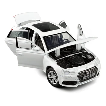 1:32 AUDI A4 A6 A7 A8 Modeliavimas Automobilio Modelį Diecast Žaislas Automobilis Garsai ir Šviesos Pomėgiai Surinkimo Vaikų Gimtadienio Dovanos