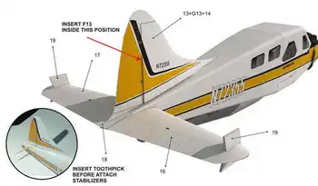 1:32 DHC-2 Bebrų Seaplane 3D orlaivių, Popieriniai, Vietos Biblioteka Papercraft Kartono House Vaikų Knygos Žaislai