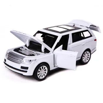 1/32 Diecasts & Žaislinės Transporto priemonės Range Rover Automobilio Modelį Su Garso ir Šviesos Surinkimo Automobilių Žaislai Berniukas Vaikams Dovanų brinquedos