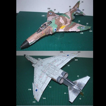 1:32 F-4E Phantom II Naikintuvus Izraelio Versija 