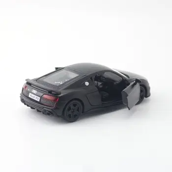 1:36 Masto Audi R8 Kupė Žaislas Automobilis RMZ Miesto Diecast Modelis Traukti Atgal, Durų Openable Švietimo Surinkimo Dovana Vaikas Mattle Juoda