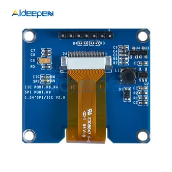 1.54 colių SSD1309 OLED Ekranas Modulis 128x64 SPI IIC I2C Sąsaja, OLED Ekranas Valdybos 3.3-5V Suderinama Su SSD1306 Už Arduino