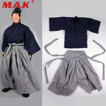 1:6 masto Japonijos tradicinių senovės Samurajų vyrų žmogus berniukas kareivis drabužių rinkiniai modelis tinka 12