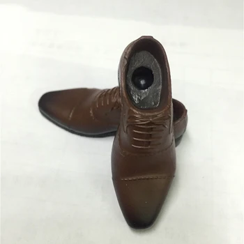 1:6 masto vyrų vyras vyrų berniukas, rudos spalvos odiniai batai batai modeliai tinka 12