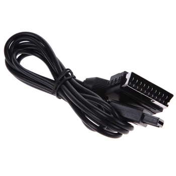 1,8 m 21 pin euro scart plug kabelio Nintendo SNES Gamecube N64 Konsolės A/V TV Vaizdo Scart RGB Kabelis