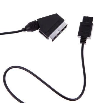1,8 m 21 pin euro scart plug kabelio Nintendo SNES Gamecube N64 Konsolės A/V TV Vaizdo Scart RGB Kabelis