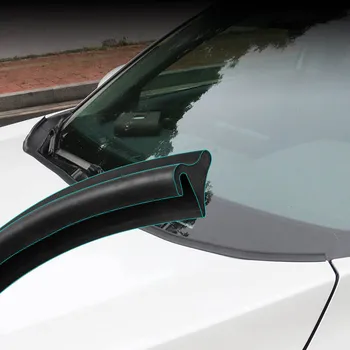 1,8 M, Automobilių Guminių Sandarinimo Juosta priekinio Stiklo Raštas Auto Priekiniai priekinio, galinio Stiklo Spoileris BMW Audi Skoda 