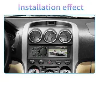 1 Din Automobilio Radijas Stereo MP5 Grotuvas Bluetooth, USB, AUX Radijo Brūkšnys FM Radijas 