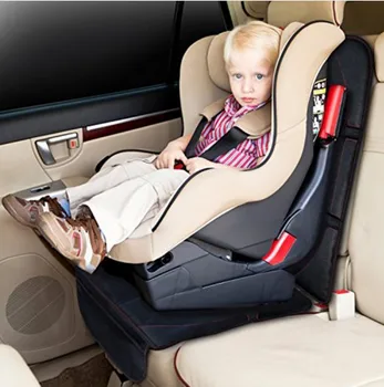 1 Gabalas Prabangių Automobilių Stiliaus Juodos Odos Automobilio Sėdynės Raštas Vaikas ar Kūdikis Automobilių Sėdynės Anti-slip antifrikciniai Kilimėlis Apsaugos