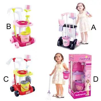 1 Rinkinys Vaikams, Vaikų Vaidmuo Žaisti Žaislų Modeliavimas Valymo Rinkinys Multi-funkcinė Sauga Plastiko AN88