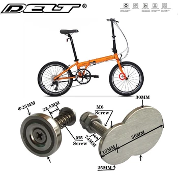 1 set Sulankstomas dviratis magnetas dviratis sulankstomas Užraktas M5/M6 Varžtu KBC083/KA072/KA083/KAC082/PDA006/PA083/PAA084/FA083 Priedai