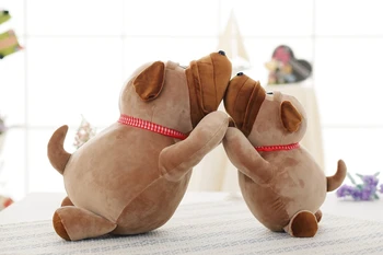 1 vnt 45-70cm Pliušinis buldogas šarpėjų šuns Žaislas, įdaryti gyvūnų lėlės pakabukas kūdikiams, vaikams, draugui gimtadienio dovana metu namų, automobilių puošimas