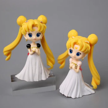 1 Vnt Animacinių filmų Japonijos Anime Sailor Moon Merginos PVC Veiksmų Skaičiai Žaislai Pyragas Apdaila Lėlės Modelio Paveikslas Žaislai, Dovanos Vaikams