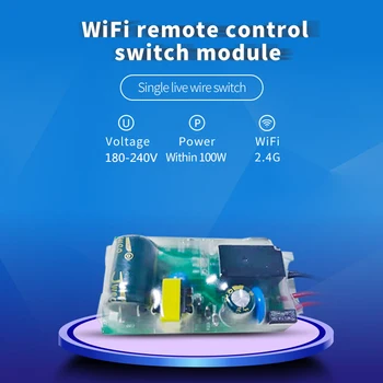 1 Vnt EWelink WiFi šviesų Modulis Paliesdami Mygtuką 180-240V, Kurių Talpa Dirbti Su Alexa 