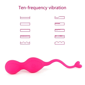 10 Dažnių Vibratorius Massager USB Įkrovimo Stimuliatorius Suaugusiųjų Belaidžio Nuotolinio Valdymo Sekso Žaislas Moterims, Poroms