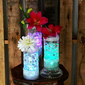 10 vnt./Daug Aukštos Kokybės Floralite RGB LED Gėlių, Šviesos, Vestuvių & Party Apdaila