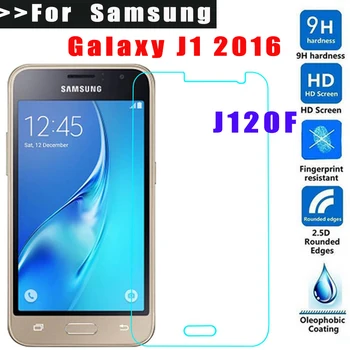 10 VNT Grūdintas Stiklas Samsung Galaxy J1 J120F 2016 SM-J120F Apsauginės Plėvelės Mobiliojo ryšio Telefoną 