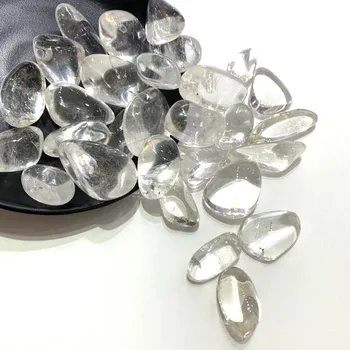 100g 15-35mm Natūralus Baltas Kristalų Žvyro Kvarco Kristalo Roko Žetonų Natūralus Kvarco Kristalas Decortive Akmenys