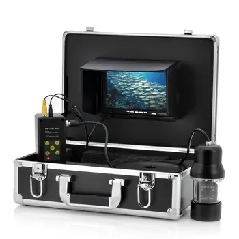 100m 360 Laipsnių sukimosi SONY CCD PTZ Povandeninė vaizdo Kamera su 7 Colių skystųjų KRISTALŲ žuvų vaizdo kamera samteliais kameros su DVR