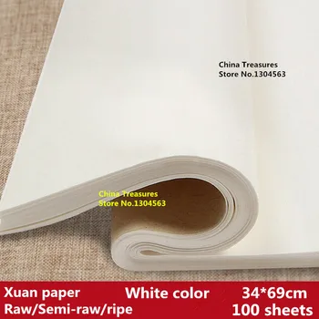 100vnt/daug,34cm*69cm,Kinijos Ryžių Popieriaus Kaligrafija, Tapyba, Popieriaus Xuan Zhi Anhui Jing Xian Popieriaus Praktikos Knyga