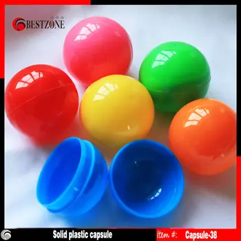 100vnt/ daug 38mm Plastiko žaislas kapsulė tuščia Ball Žaislas Vaikams, ir Vaikai plastikinės kapsulės