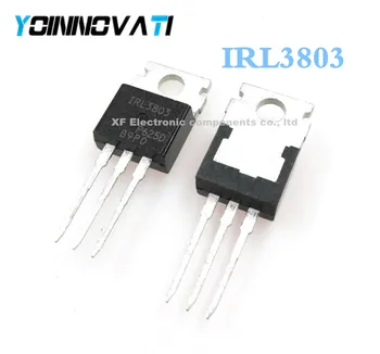 100vnt/daug IRL3803PBF IRL3803 3803 MOSFET N-CH 30 V 140A TO-220AB geriausios kokybės.