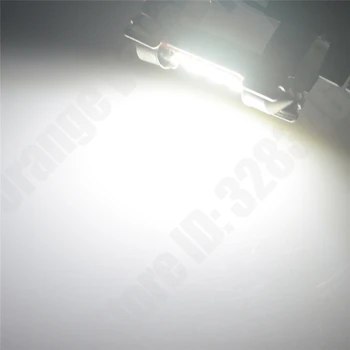 100vnt Girlianda c5w LED 31 36 39 41 mm 10 12 led lemputė 4014 SMD lempa automobilio Salono Šviesos DC 12V