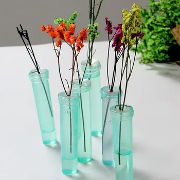 100vnt Gėlių Mitybos Vamzdžių Plastiko Gėlių Vandens Vamzdelis Su Bžūp Išlaikyti Švieži Šakniastiebiai Vamzdis Hydroponic Konteinerių Gėlių