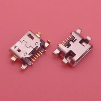 100vnt Micro mini USB lizdas kištukinis lizdas krovimo Uosto Doką pakeitimo Jungtis Lenovo Vibe A7020 K52t38 K52e78 K5 Pastaba Meizu