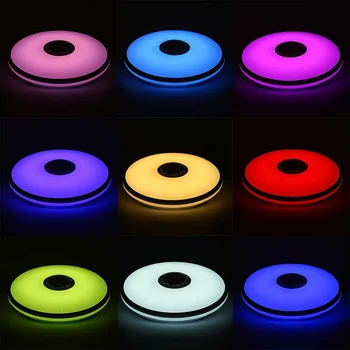 100W Šiuolaikinės RGB LED Smart Lubų Šviesos Namuose Miegamojo Kambarį 