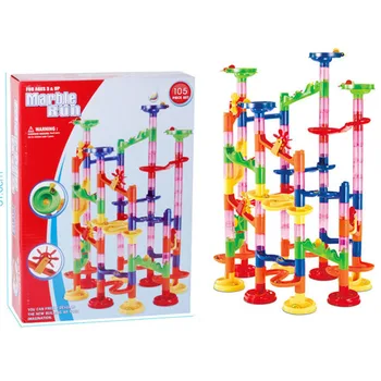 105 Vnt Rasės Paleisti Labirintas Kamuolys Blokai Skaidrių Kelio Bloko Modelis Žaislai Vaikams 