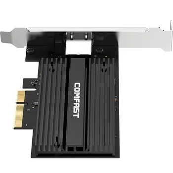 10G Ethernet PCI Express 3.0 Bevielio ryšio Adapteris 2,5 G/5G/10G PCIE-X4 Tinklo plokštė 10Gbps Greitai Perdavimo Raktą, Skirtą 