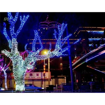 10M, 20M 30M 50M 100M LED string Pasakų šviesos šventė Kiemo Kalėdų Vakarėlį, Vestuvių dekoravimas AC 220V/110V lauko girlianda šviesos