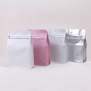 10vnt 250g kavos maišeliai spalvų uždaroma aliuminio folija ziplock atsistoti maišeliai arbatai užkandžiai plastiko maišelis pakuotė