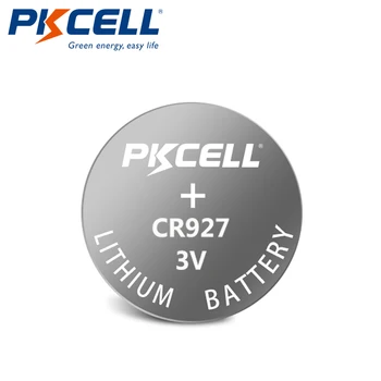 10vnt/ 2Cards PKCELL CR927 3V Lithium Button Cell Baterijos 30mAh Laikrodžiai, Žaislai Skaičiuoklė CR927 Baterija