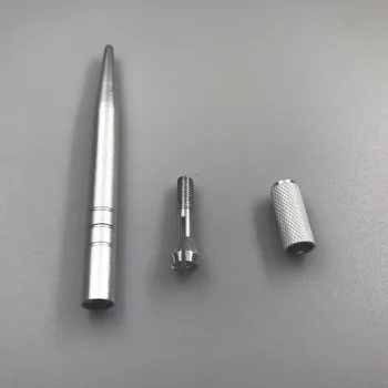 10vnt Aliuminio Microblading Pen Lengvas Rankinis Microblade Adatų Laikiklis Caneta Tebori Microblading