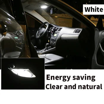 10vnt Baltas Automobilis LED Lemputės Interjero Paketas Rinkinys (2002-2007 M.) Suzuki Aerio Žemėlapis Dome bagažo skyriaus Durų Licenciją Plokštelės Šviesos Lempos
