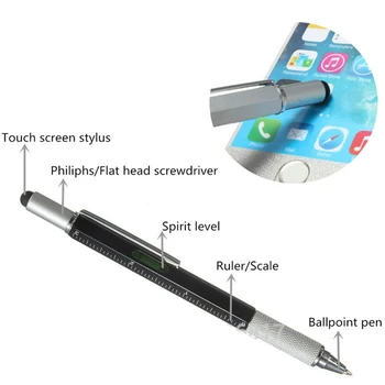 10vnt /daug 7 in 1 daugiafunkcinis tušinukas su Šiuolaikinių nešiojamą priemonė priemonės, techninė valdovas atsuktuvas touch screen stylus