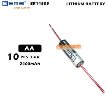 10vnt/DAUG EEMB ER14505 AA 3,6 V 2400mAh Ličio Baterija Brand New tab