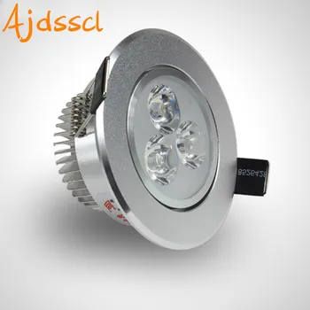 10VNT/daug Karšto Pardavimo LED downlight Embedded SOPT 6W 9W 12W 15W 21W LED Lubų Downlight Pritemdomi led Downlight LED Šviesos Vietoje