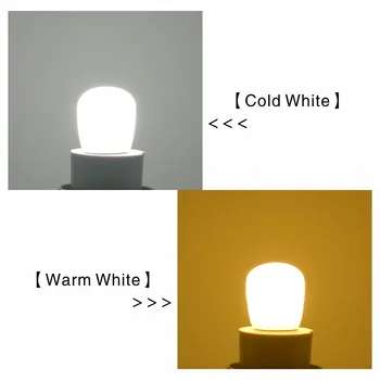 10vnt/daug LED Šaldytuvo Lemputė E14 3W Šaldytuvas Kukurūzų svogūno AC 220V LED Lempa Balta/Šiltai balta Pakeisti Halogeninės Šviestuvo Šviesos