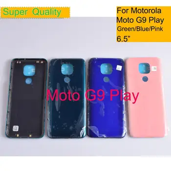 10vnt/Daug Motorola Moto G9 Žaisti Korpusas, Baterijos Dangtelis, galinis Dangtelis Atveju Galinių Durelių Važiuoklės Shell G9 Žaisti Pakeitimo