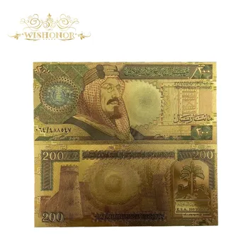10vnt/daug populiariausi Už Saudo Arabija Banknotų 100 Arabų Banknotų į 24K Auksu Sąskaitas Už Namų Apdailos Ir Surinkimo