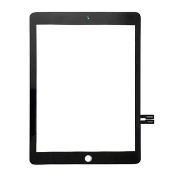 10vnt (Patikrinta) iPad 9.7 (2018 Redakcija) A1893 A1954 Priekinio stiklo Jutiklinis Ekranas skaitmeninis keitiklis Išorinis Skydas+Mygtukas