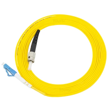 10VNT Simplex, LC/UPC-ST/UPC fiber optic patch cord Laidas 1m/2m/3m/5m/10m fiber optic jumper kabelis 2.0 mm